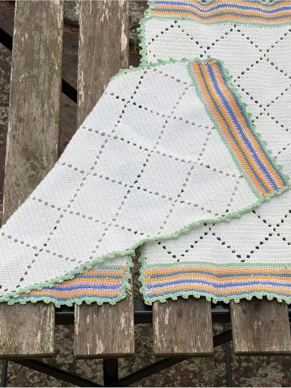 Lintex Handcrafters Collection Hand Woven Vintage Placemats Set Of 2